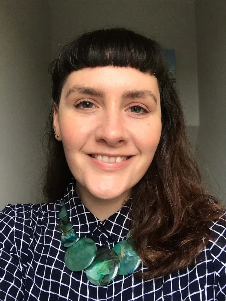 Lorna Rynne in her studio